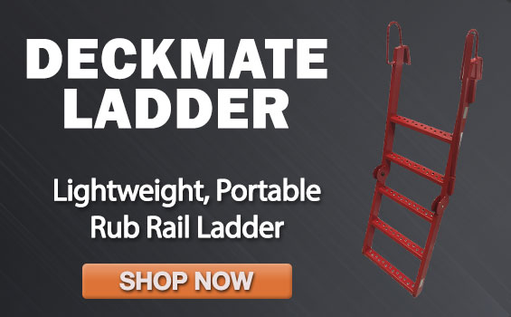 Deckmate Ladder, Lightweight, Portable Rub Rail Ladder