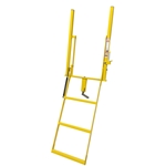 Double Handle Wide 3 Step Adjustable Stake Rolson Ladder